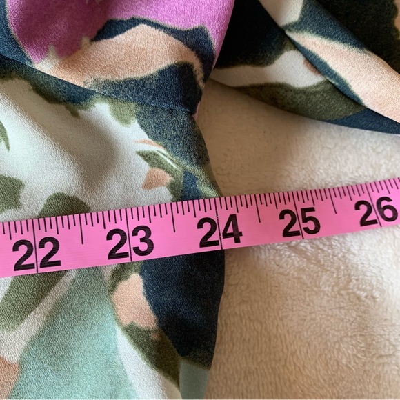 J. Crew Floral Ruffle Off Shoulder Blouse - Picture 9 of 10